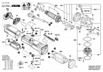 Bosch 3 601 GD0 3G0 GWS 17-125 S Angle Grinder Spare Parts